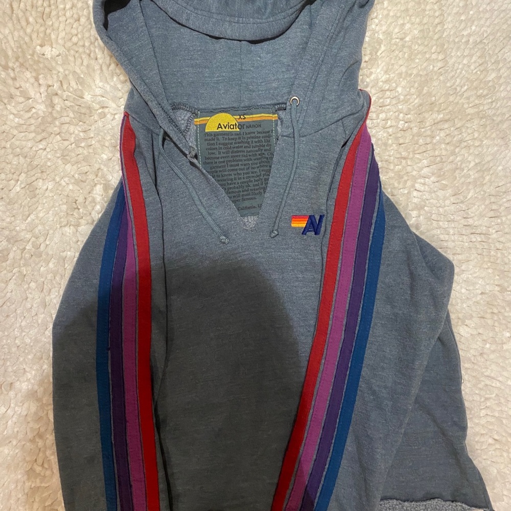 Aviator Nation Cropped Sweatshirt